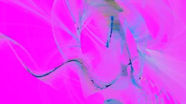 Fantezi kaotik renkli fraktal desen. Soyut Fraktal şekiller. 3D render resimde arka plan veya duvar kağıdı