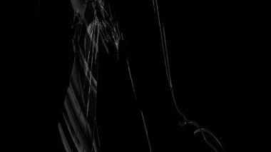 Fantezi kaotik renkli fraktal desen. Soyut Fraktal şekiller. 3D render resimde arka plan veya duvar kağıdı