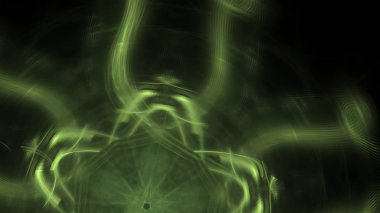 Fantezi kaotik renkli fraktal desen. Soyut Fraktal şekiller. 3D render resimde arka plan veya duvar kağıdı