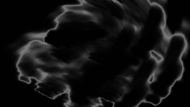 Fantezi kaotik renkli fraktal desen. Soyut Fraktal şekiller. 3D render resimde arka plan veya duvar kağıdı