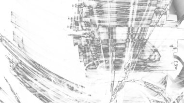 Fantezi kaotik renkli fraktal desen. Soyut Fraktal şekiller. 3D render resimde arka plan veya duvar kağıdı