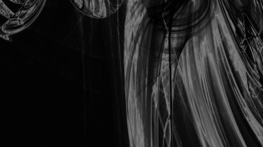 Fantezi kaotik renkli fraktal desen. Soyut Fraktal şekiller. 3D render resimde arka plan veya duvar kağıdı