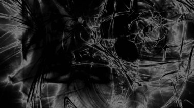 Fantezi kaotik renkli fraktal desen. Soyut Fraktal şekiller. 3D render resimde arka plan veya duvar kağıdı