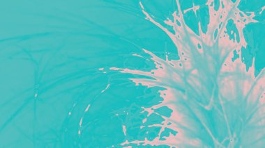 Fantezi kaotik renkli fraktal desen. Soyut Fraktal şekiller. 3D render resimde arka plan veya duvar kağıdı