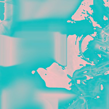 Fantezi kaotik renkli fraktal desen. Soyut Fraktal şekiller. 3D render resimde arka plan veya duvar kağıdı