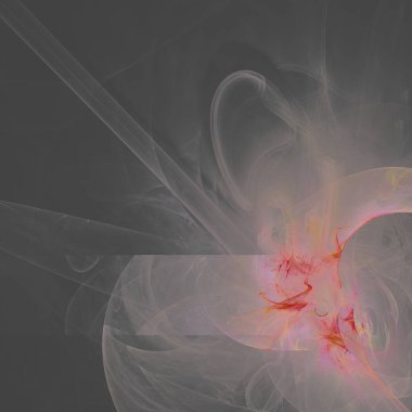 Fantezi kaotik renkli fraktal desen. Soyut Fraktal şekiller. 3D render resimde arka plan veya duvar kağıdı