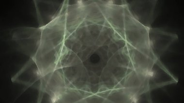 Fantezi kaotik renkli fraktal desen. Soyut Fraktal şekiller. 3D render resimde arka plan veya duvar kağıdı