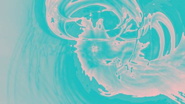 Fantezi kaotik renkli fraktal desen. Soyut Fraktal şekiller. 3D render resimde arka plan veya duvar kağıdı