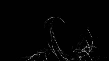 Fantezi kaotik renkli fraktal desen. Soyut Fraktal şekiller. 3D render resimde arka plan veya duvar kağıdı