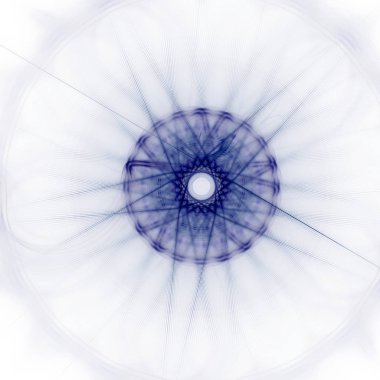 Fantezi kaotik renkli fraktal desen. Soyut Fraktal şekiller. 3D render resimde arka plan veya duvar kağıdı