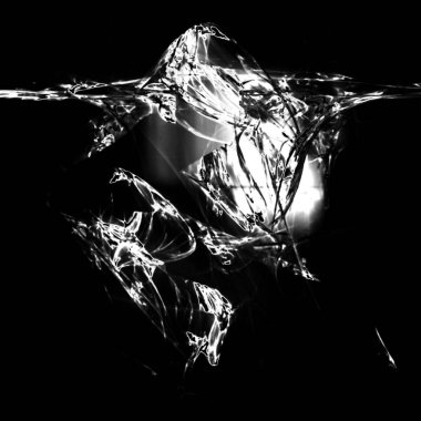 Fantezi kaotik renkli fraktal desen. Soyut Fraktal şekiller. 3D render resimde arka plan veya duvar kağıdı