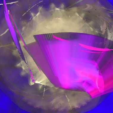 Fantezi kaotik renkli fraktal desen. Soyut Fraktal şekiller. 3D render resimde arka plan veya duvar kağıdı