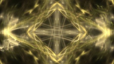 Fantezi kaotik renkli fraktal desen. Soyut Fraktal şekiller. 3D render resimde arka plan veya duvar kağıdı