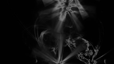 Fantezi kaotik renkli fraktal desen. Soyut Fraktal şekiller. 3D render resimde arka plan veya duvar kağıdı.