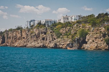 Dik yüksek Sahili Güney Türkiye 8636.