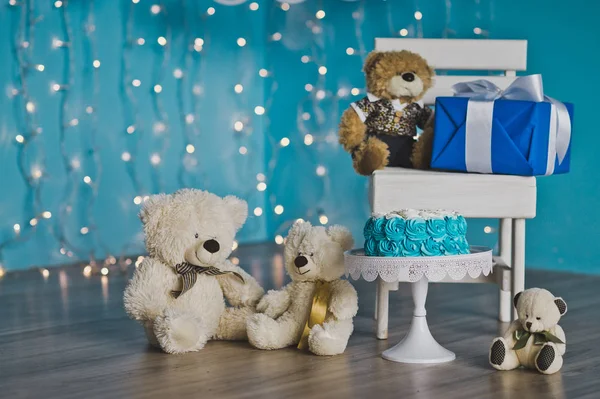 Area for photo shoots for baby on first birthday 9222. — Stock Photo, Image