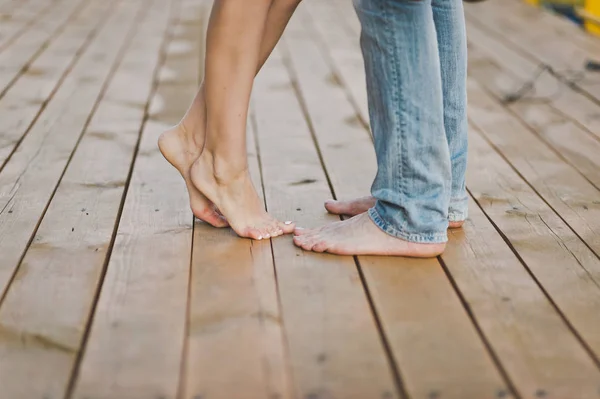 Onun tiptoes bir öpücük 6551 için ayağa kalktı kız.