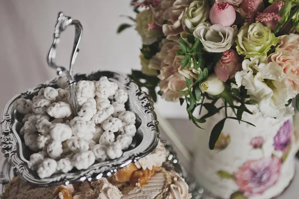 A tiered tray with desserts 282. — Stock Photo, Image