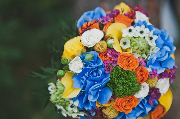 Regenboog boeket bloemen 800. — Stockfoto