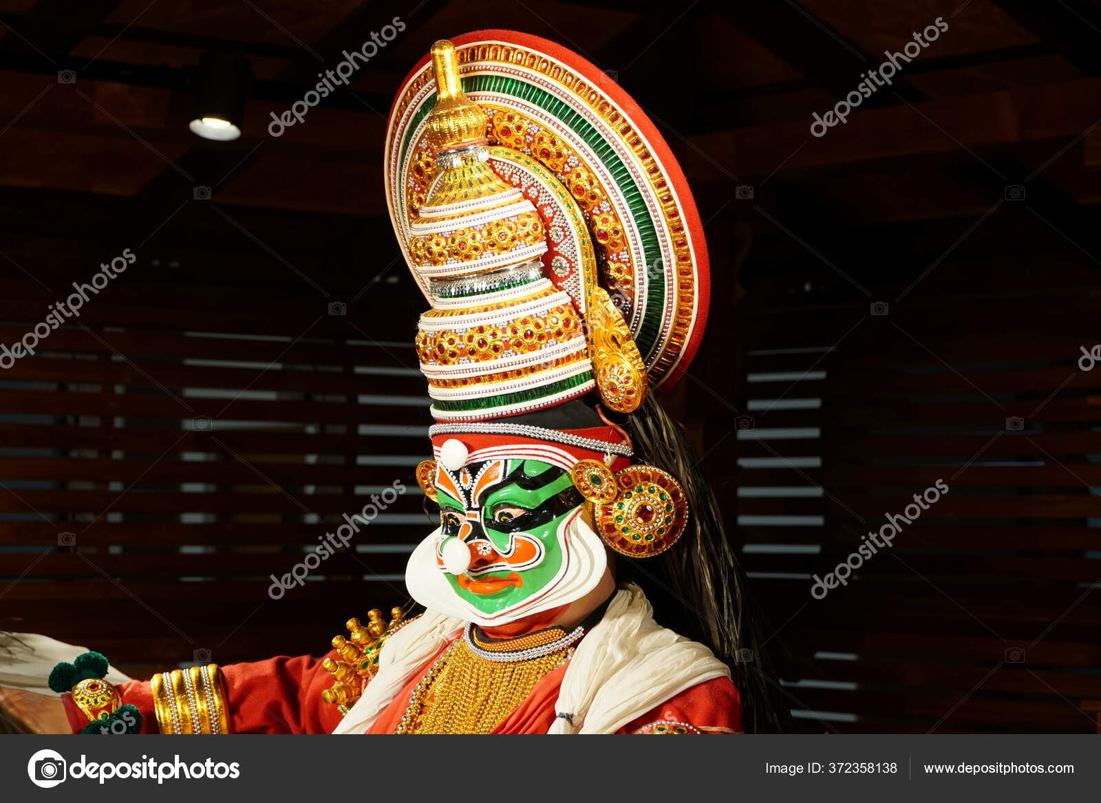 Kathakali face Stock Photos, Royalty Free Kathakali face Images |  Depositphotos