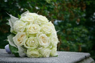 Düğün buketi taş