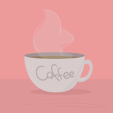 vektör çizim kahve kupalar