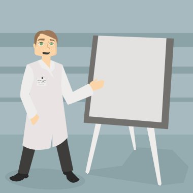 vektör çizim tıbbi eğitim