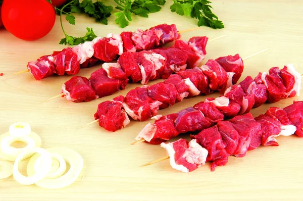 Carne di agnello cruda Immagine Stock