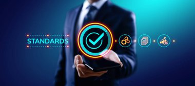 Standartlar Kalite Güvencesi Kontrol Standardı ve Sertifika Konsepti.