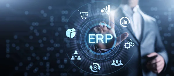 ERP Enterprise kaynak planlama sistemi yazılım iş teknolojisi.
