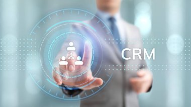 CRM - Müşteri İlişkileri Yönetimi. Girişim İletişim ve planlama yazılım kavramı.