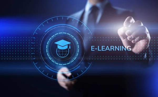E-learning Online Education Business Concepto de Internet en pantalla. —  Fotos de Stock
