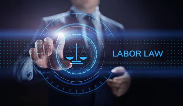 Labor law, Lawyer, Attorney at law, Legal advice business concept on screen. — Stock Photo, Image