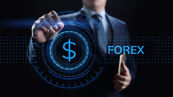 Forex trading tasso di cambio internet business concetto di investimento. — Foto Stock