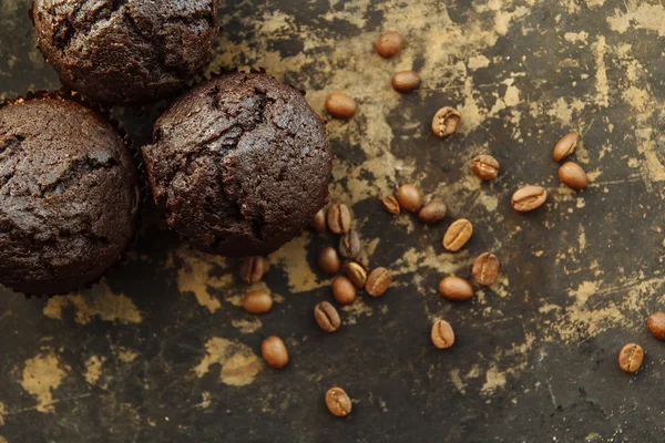 Muffin con café —  Fotos de Stock