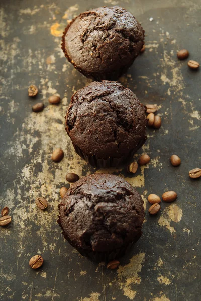 Muffin con café —  Fotos de Stock