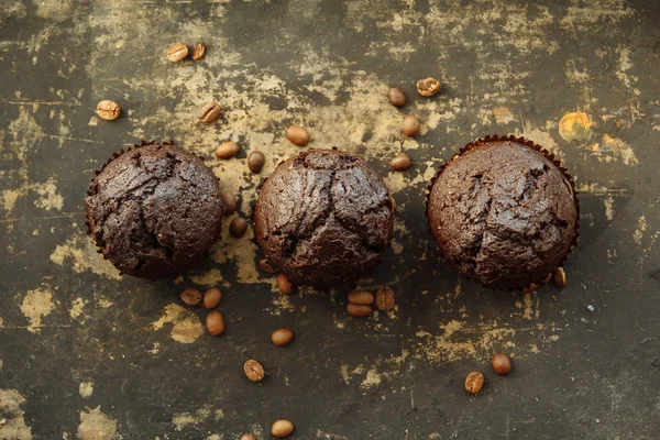 Muffin con café —  Fotos de Stock