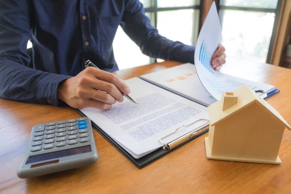 Contratto di acquisto ipotecario Mutui ipotecari per tipo di garanzia La — Foto Stock