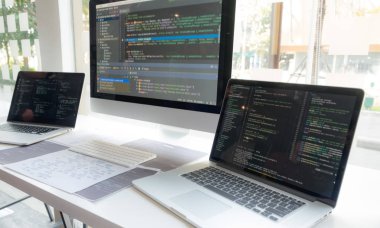 Programcılar kodlama ve kodlama teknol geliştirme üzerinde çalışırlar
