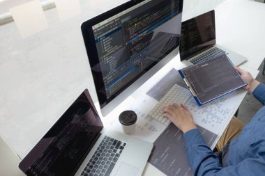 Programcılar kodlama ve kodlama teknol geliştirme üzerinde çalışırlar