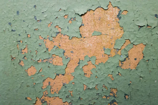 Terk edilmiş evde boya dokusu peeling. — Stok fotoğraf