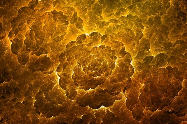 Złote Tło Różnymi Abstrakcyjnymi Obiektami Pięknie Kolorowe Nadaje Się Tapet — Zdjęcie stockowe