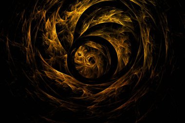 Farklı soyut nesnelerle altın arkaplan. Rengi çok güzel. Duvar kağıtları ve posterler için uygun, ağ, kartlar, vs..