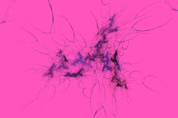 混沌とした線でピンクの抽象的な背景 ポスター Web カード等に適しています — ストック写真