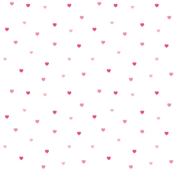 Sorunsuz puantiyeli pembe kalpler desen