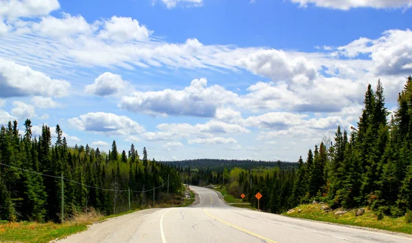 Hermosa Carretera Panorámica Ontario Canadá — Foto de Stock