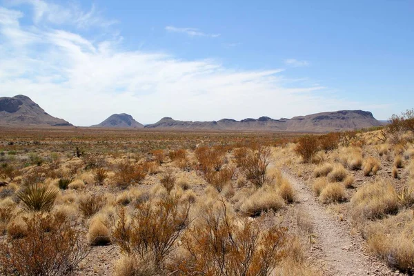 Krásná a široká krajina v Big Bend National Park, Texas — Stock fotografie