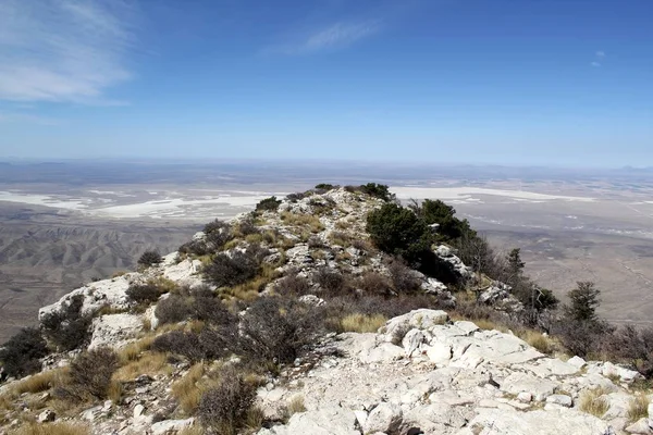 Maravillosa vista panorámica: La Cumbre del Pico Guadalupe en Texas — Foto de Stock