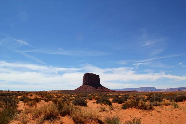 Butte Merrick Distintivo Mundialmente Famoso Monument Valley Arizona Eua — Fotografia de Stock