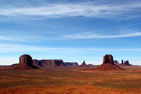 Vista Panorâmica Majestoso Vale Monumento Utah Eua — Fotografia de Stock